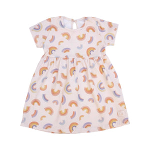 Vestido manga corta RAINBOW