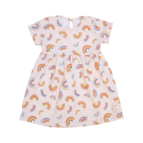 Vestido manga corta RAINBOW