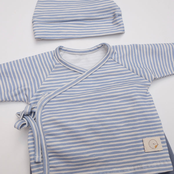 Conjunto Newborn STRIPES BLUE