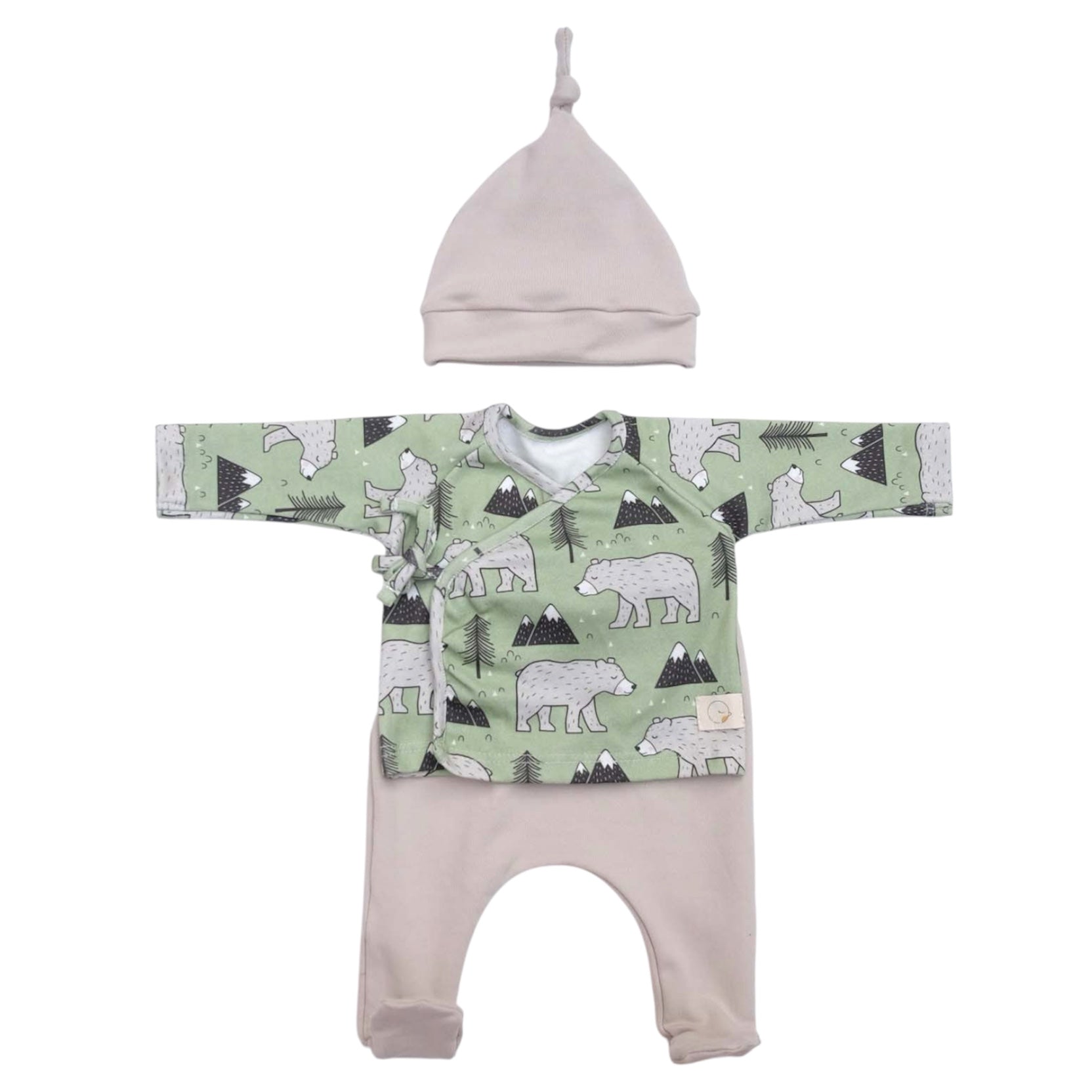 Conjunto Newborn OSOS VERDE