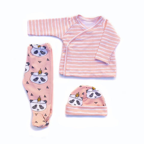 Primera puesta Panda-rosa
