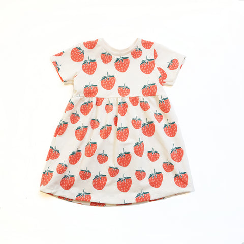 Vestido manga corta FRESAS