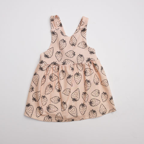 VESTIDO FRESAS NUDE 9-12 MESES