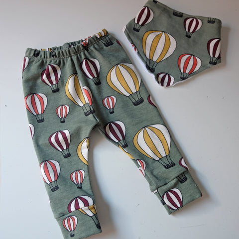Legging BALLOONS + BANDANA (0-3 MESES).
